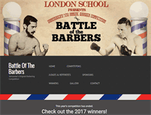 Tablet Screenshot of battleofthebarbersvancouver.com